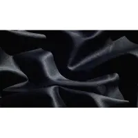 Dommelin Drap-housse Dommelin Noir (Satin 300TC)-120 x 220 cm