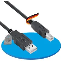 Sonero câble actif USB 2.0 A mâle vers B mâle - noir - 15,0m (15 m, USB 2.0)