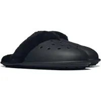 Crocs Chaussons Classic Fuzz Scuff hommes - Noir - 45 / 46