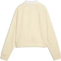 Puma Sweat-shirt 'Class' jaune pastel / blanc
