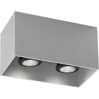 Wever & Ducre Box PAR16 Applique Box 2.0 | Aluminium Brushed