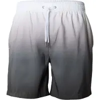 Urban Classics Shorts de bain gris / blanc