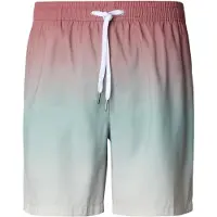 Urban Classics Shorts de bain menthe / rouge vif