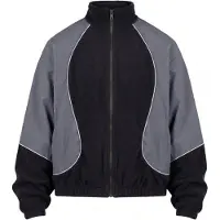 Urban Classics Talsan Fleece Jacket Noir,Gris XL Homme