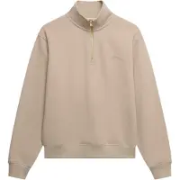 Superdry Essential Logo Embroidered Half Zip Sweatshirt Bleu XS Femme