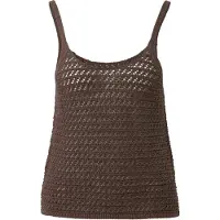 QS Tops en tricot chocolat