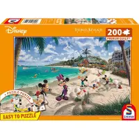 Schmidt Puzzle - SPIELE - DISNEY, Mickey et Minnie en Floride - 200 pièces - À partir de 7 ans