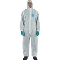 Ansell Combinaison de protection AlphaTec 1500 Plus taille L blanc catégorie EPI III A