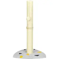 Aosom : poteau à griffer, colonne à griffer de 62 cm pour chats avec balle à griffer, arbre à chat