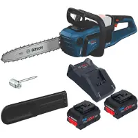 Bosch Tronçonneuse sans fil GKE 18V-40 Professional 18 V 40 cm sans balais + 2 batteries ProCORE 8,0 Ah + chargeur