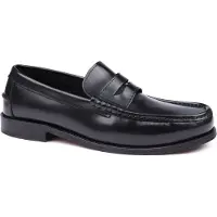 Suitable Penny Loafers Cuir Noir
