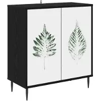 vidaXL Meuble de rangement HANAU, imitation chêne noir, 69 x 33 x 76 cm