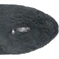 vidaXL Housse De Coussin 2 Pcs Heerlen Anthracite 35 X 35 Cm Fleece Pv