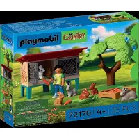 Playmobil , Ferme, Caillebotte pour lapins - 72170