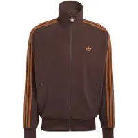 Adidas Veste de survêtement 'Firebird' marron / orange foncé