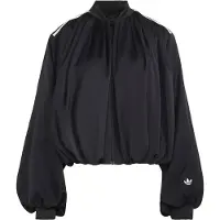 Adidas Originals Satin Pleated Track Top Femme - Survêtements, Noir - Taille M (38-40) - Jersey de coton