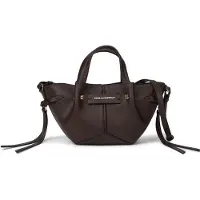 Karl Lagerfeld pour femme. B4W30330 Mini sac tote K/Pierced marron (OSFA), Casuel, Polyuréthane