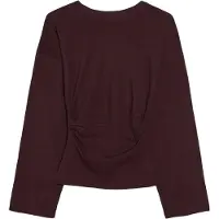 Bershka T-shirt rouge foncé