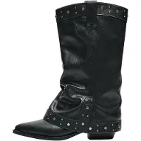 Bershka Bottes de cowboy noir
