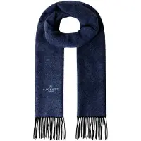 Hackett London pour homme. HM0400109 Écharpe Twill Wool Cash marine (OSFA), Casuel, Laine, Classique