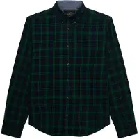 Superdry Chemise marine / vert foncé / noir