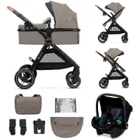 Kinderkraft Poussette 3en1 Esme Pro / Poussette combinée, :Sand Beige