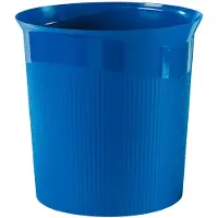 HAN Corbeille à papier Re-LOOP, 13 litres, bleu 13 litres, 100 % éco-plastique recyclé, Poubelle, Bleu