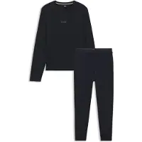 BOSS Ensemble pyjama en coton avec détail de taille logotée