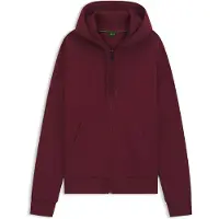 BOSS Sweat à capuche zippé en coton stretch