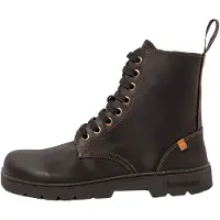 El naturalista unisex. 252641101005_001 Arizona - Bottines en cuir - Noir (36), Plat, Lacets, Casuel