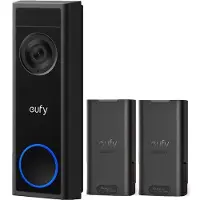 Eufy Security C31 Video Deurbel- 2K Resolutie - Nachtzicht - Draadloos/Batterij + (Sans fil, WiFi)