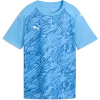 Puma Teamfinal Graphic Maillot Manches Courtes Enfants - Bleu Ciel | Taille: 164