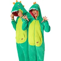 Oppo Merchandise Group B.V. Salopette Merchandising Fun de - Dinosaure - S - XXL - pour Unisexe - multicolore - Taille L