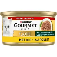 Gourmet Gold Les Effilochés en sauce au poulet pâtée pour chat (85 g)