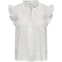 ONLY Chemisier 'ONLReva' blanc cassé