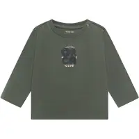 Noppies T-Shirt beige clair / vert foncé / noir