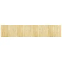 vidaXL Tapis rectangulaire naturel clair 80x400 cm bambou