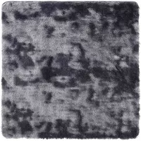 vidaXL Tapis Shaggy à poils longs NAVARRA gris foncé 240x240 cm