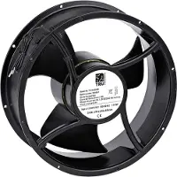 TRU COMPONENTS TC-NA25489 Axiallüfter 230 V/AC 1528 m³/h (L x B x H) 254 x 254 x (1x), Ventilateur PC, Noir