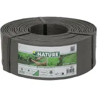 Nature Bordure De Jardin Texturée 0,12x12 M 5 Mm Gris