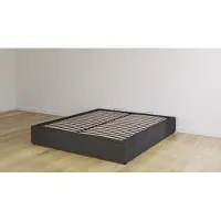 Emma Lit Coffre Original 180x200 - Gris foncé