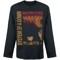 System Of A Down T-shirt manches longues de - Mesmerizing Waves - S - XXL - pour Homme - noir - Taille S