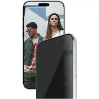 PanzerGlass Protection d'Écran pour iPhone 17 Pro Max Ultra Wide Fit Privacy Anti-espion Noir transparent