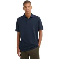 Barbour Washed Short Sleeve Polo Bleu L Homme