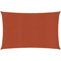 vidaXL Voile d'ombrage 160 g/m² rectangulaire terre cuite 3,5x5 m PEHD