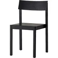 Audo Copenhagen Mauro Chaise de Salle à Manger Black Oak | Oak