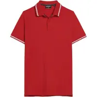Superdry Sportswear Relaxed Tipped Short Sleeve Polo Rouge XL Homme