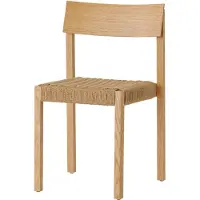 Audo Copenhagen Mauro Chaise de Salle à Manger Natural Oak | Paper Cord