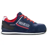 Sparco Chaussures de sécurité 07535BMRS, modèle Gymkhana Tacoma S3 ESD, couleur bleu, taille 39