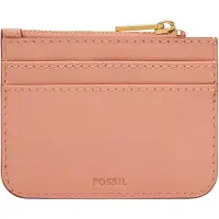 Fossil porte-cartes étui à clés Lennox Zip Card Case Ethereal saumon
